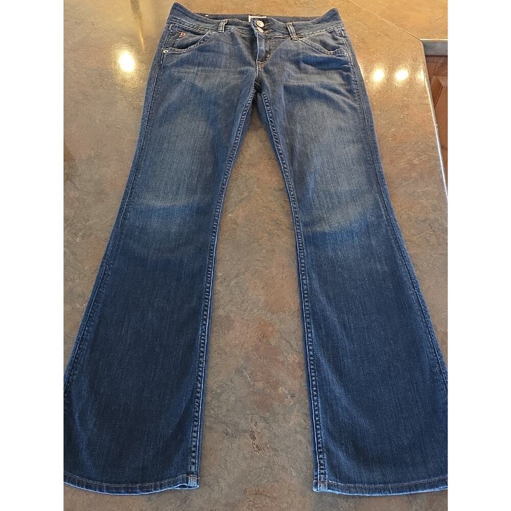 Hudson Jeans Dark Blue Bootcut with Subtle Fade 28x32